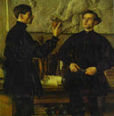 The Korin Brothers by Mikhail Nesterov — hand-painted portrait oil painting reproduction on canvas