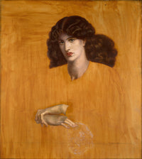 The Lady of Pity by Dante Gabriel Rossetti — hand-painted portrait oil painting reproduction on canvas