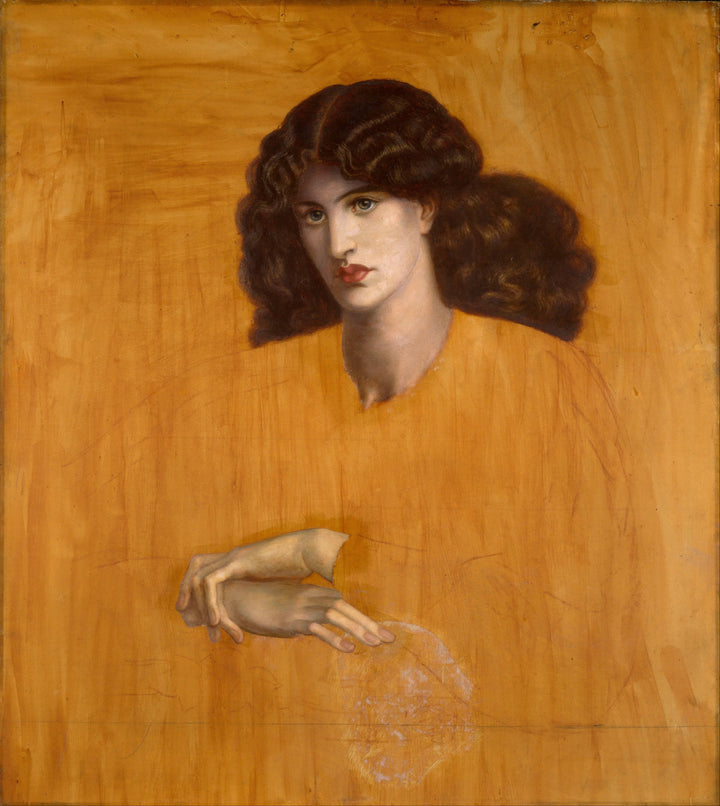 The Lady of Pity by Dante Gabriel Rossetti — hand-painted portrait oil painting reproduction on canvas