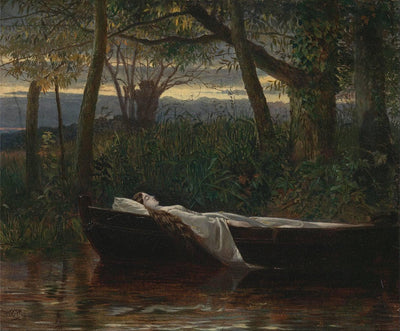 The Lady of Shalott in dining room