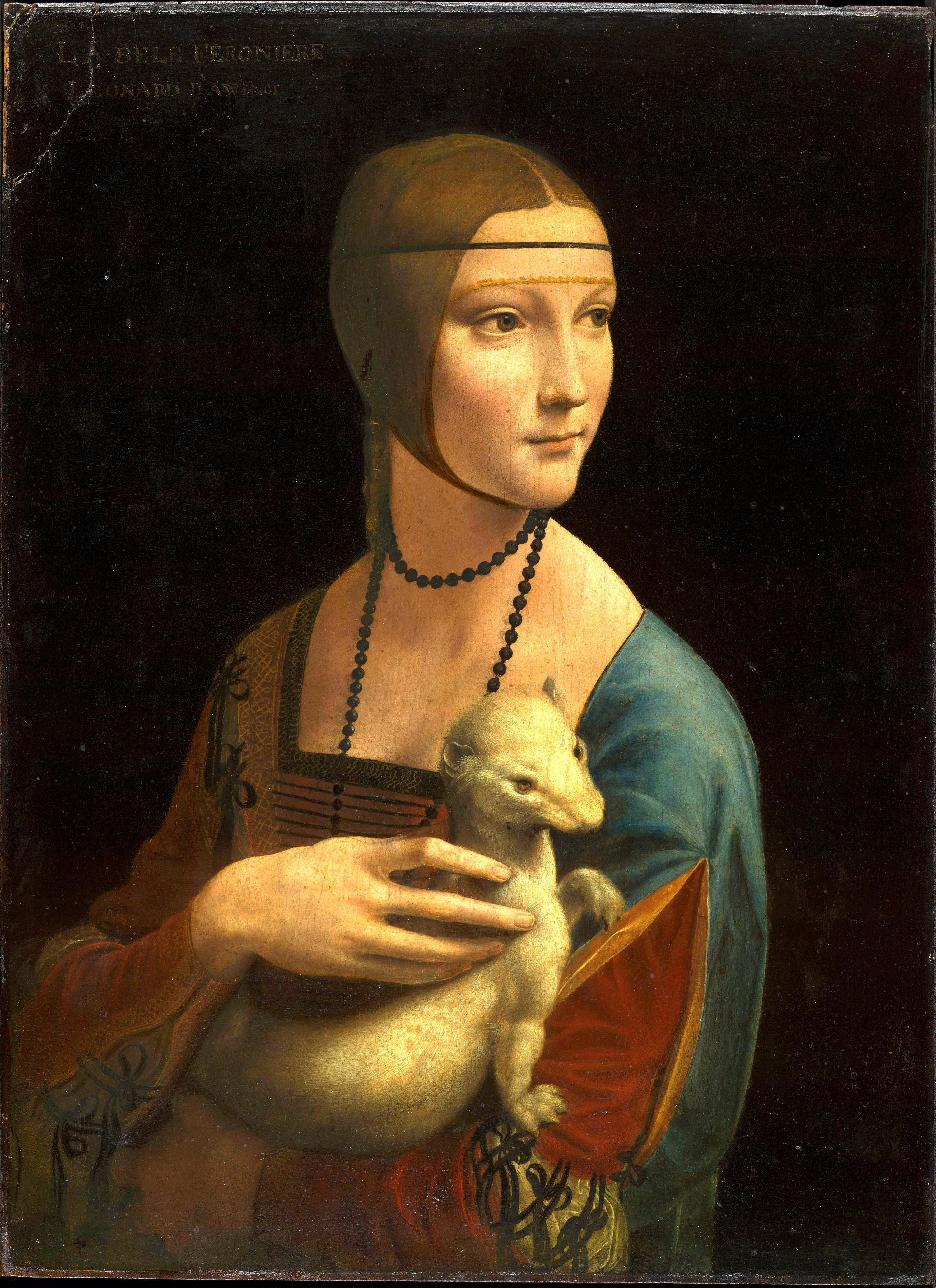 The Lady with an Ermine (Cecilia Gallerani) - Leonardo da Vinci