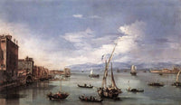 The Lagoon from the Fondamenta Nuove by Francesco Guardi — hand-painted landscape oil painting reproduction on canvas