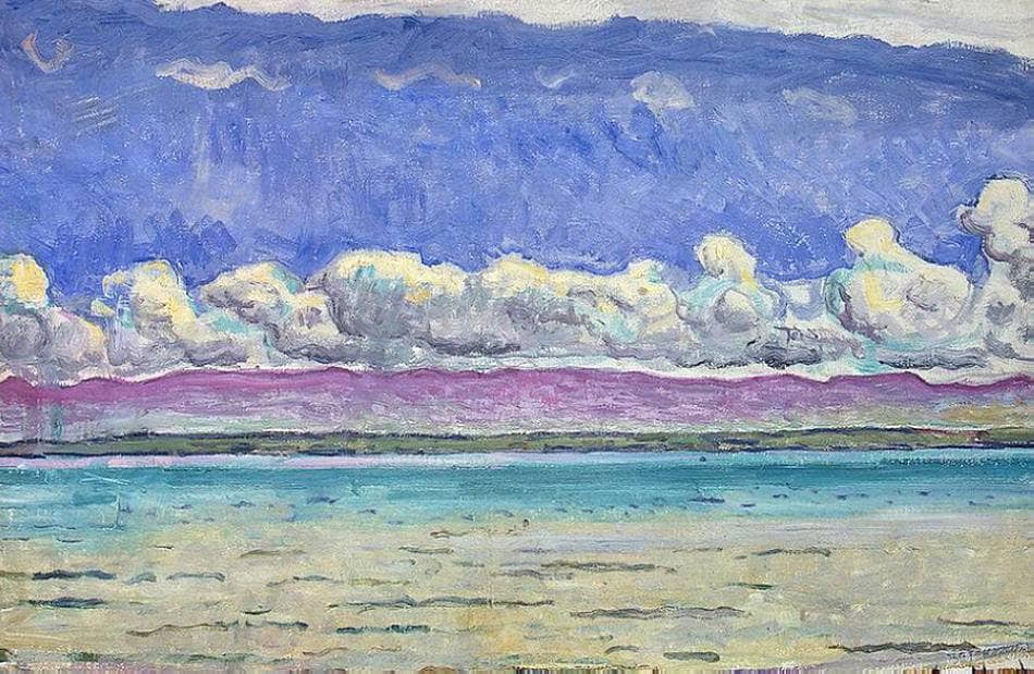 The Lake by Ferdinand Hodler — hand-painted landscape oil painting reproduction on canvas