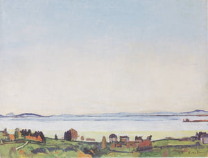 The Lake Geneva from Lausanne - Ferdinand Hodler