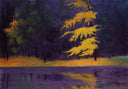 The Lake in the Bois de Boulogne by Felix Vallotton — lake oil painting wall art, Realism