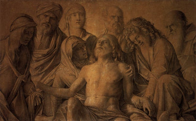 The Lamentation over the Body of Christ in entryway