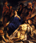The Lamentation by Jacob Jordaens — religion oil painting wall art, Baroque