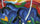 The Large Blue Horses in apartment