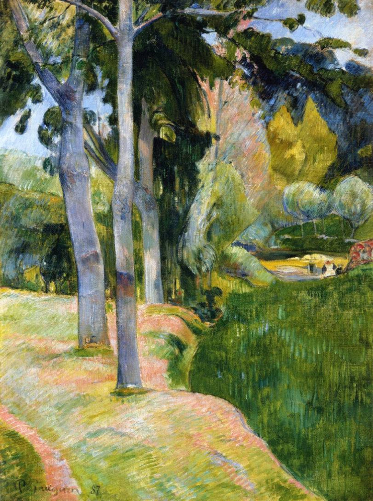 The large tree - Paul Gauguin