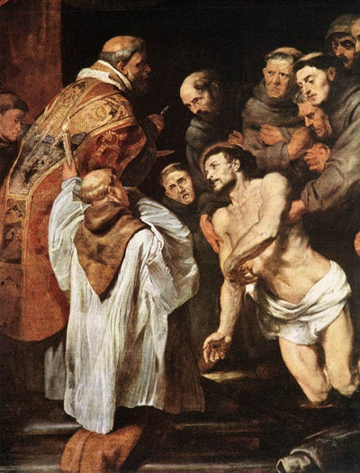 The Last Communion of St. Francis in master bedroom