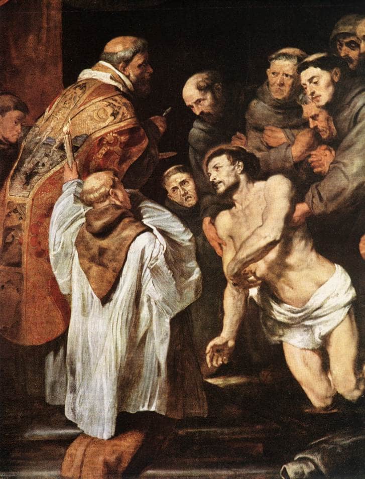 The Last Communion of St. Francis - Peter Paul Rubens