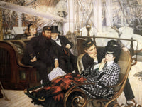 The Last Evening by James Tissot — hand-painted nautical oil painting reproduction on canvas