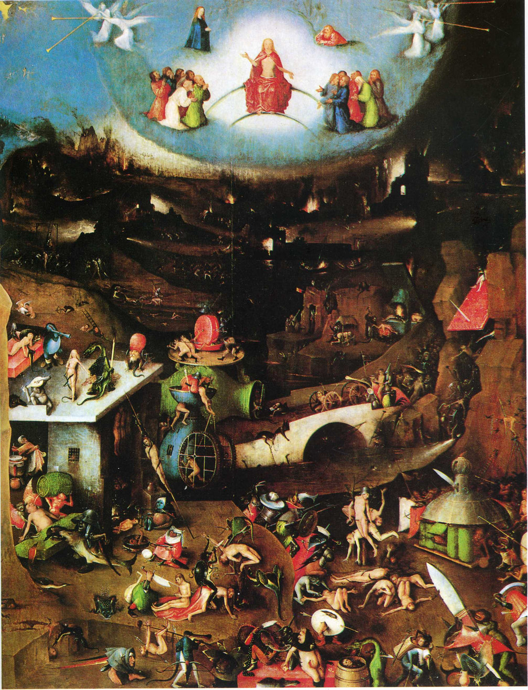The Last Judgement (detail) by Hieronymus Bosch — hand-painted abstract oil painting reproduction on canvas