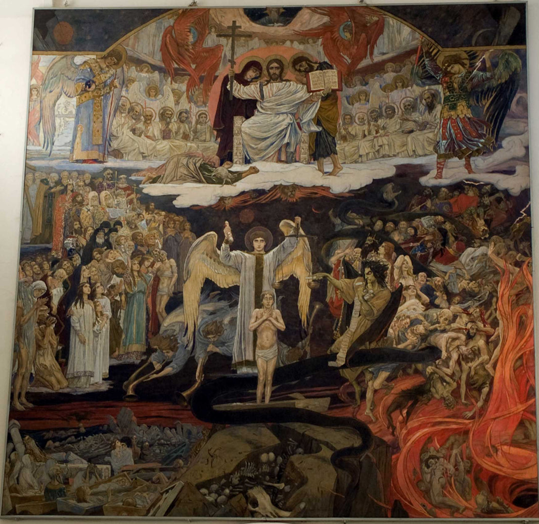 The Last Judgement by Viktor Vasnetsov — hand-painted abstract oil painting reproduction on canvas