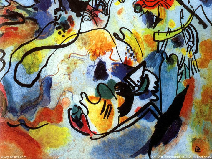The last judgment by Wassily Kandinsky — hand-painted abstract oil painting reproduction on canvas