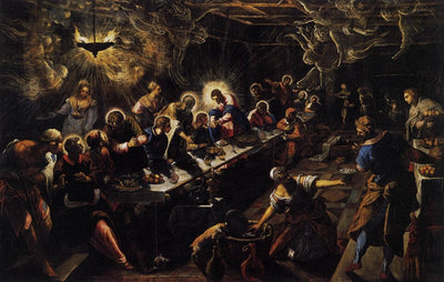 The Last Supper in entryway