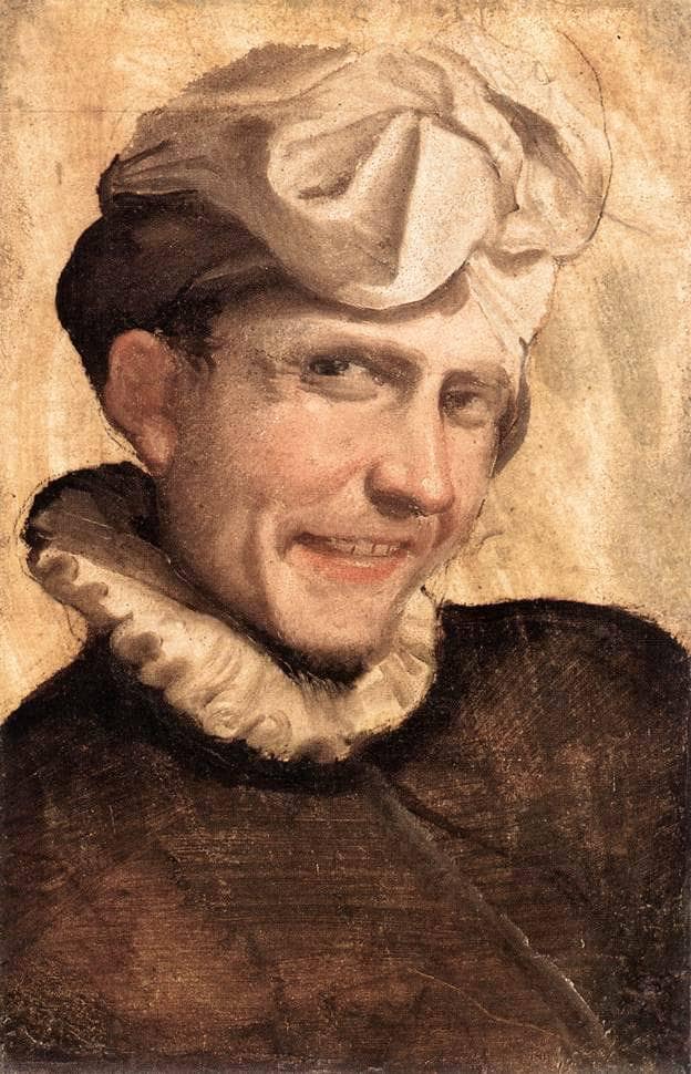 The Laughing Youth by Annibale Carracci — hand-painted portrait oil painting reproduction on canvas