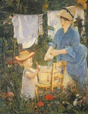 The laundry by Edouard Manet — female oil painting wall art, Impressionism