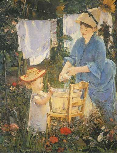 The laundry - Edouard Manet