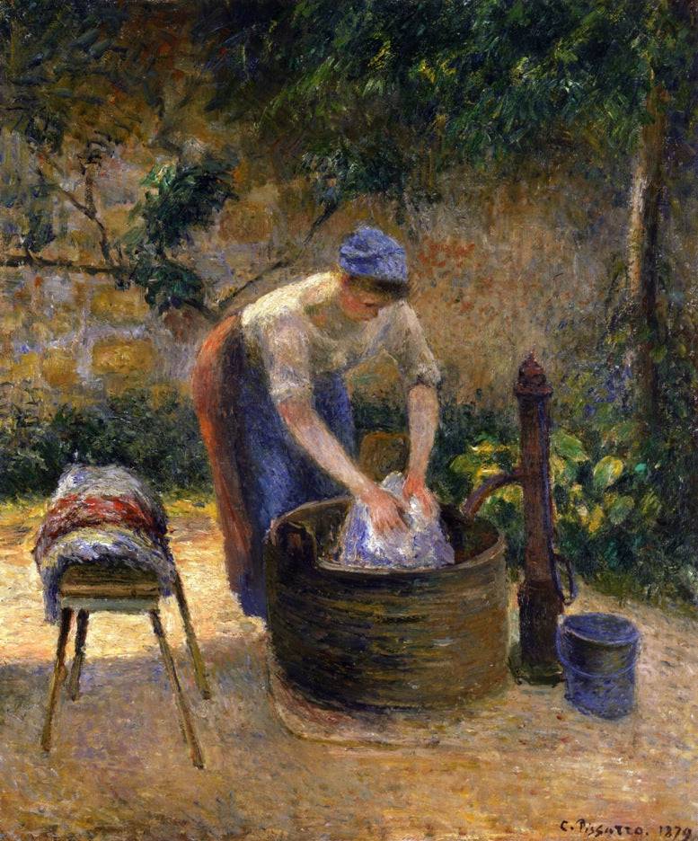 The Laundry Woman - Camille Pissarro