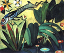 The leap of the rabbit by Amadeo de Souza-Cardoso — flower oil painting wall art, Expressionism