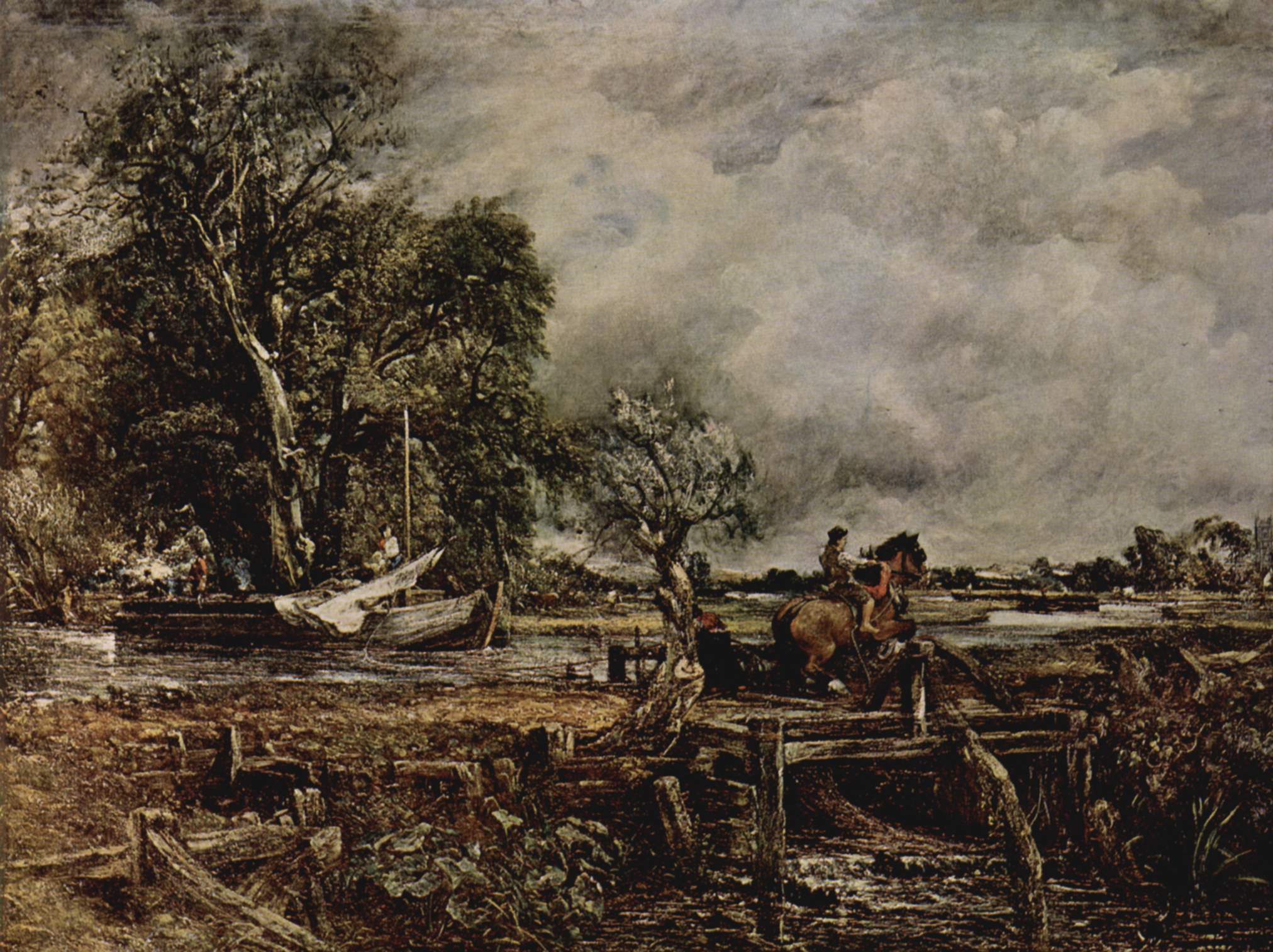 The Leaping Horse - John Constable