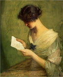 The Letter by Julian Alden Weir — male oil painting wall art, Impressionism