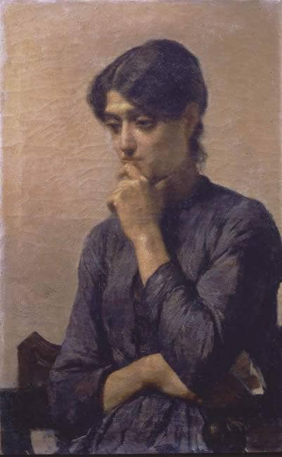 The letter by Michele Cammarano — hand-painted portrait oil painting reproduction on canvas