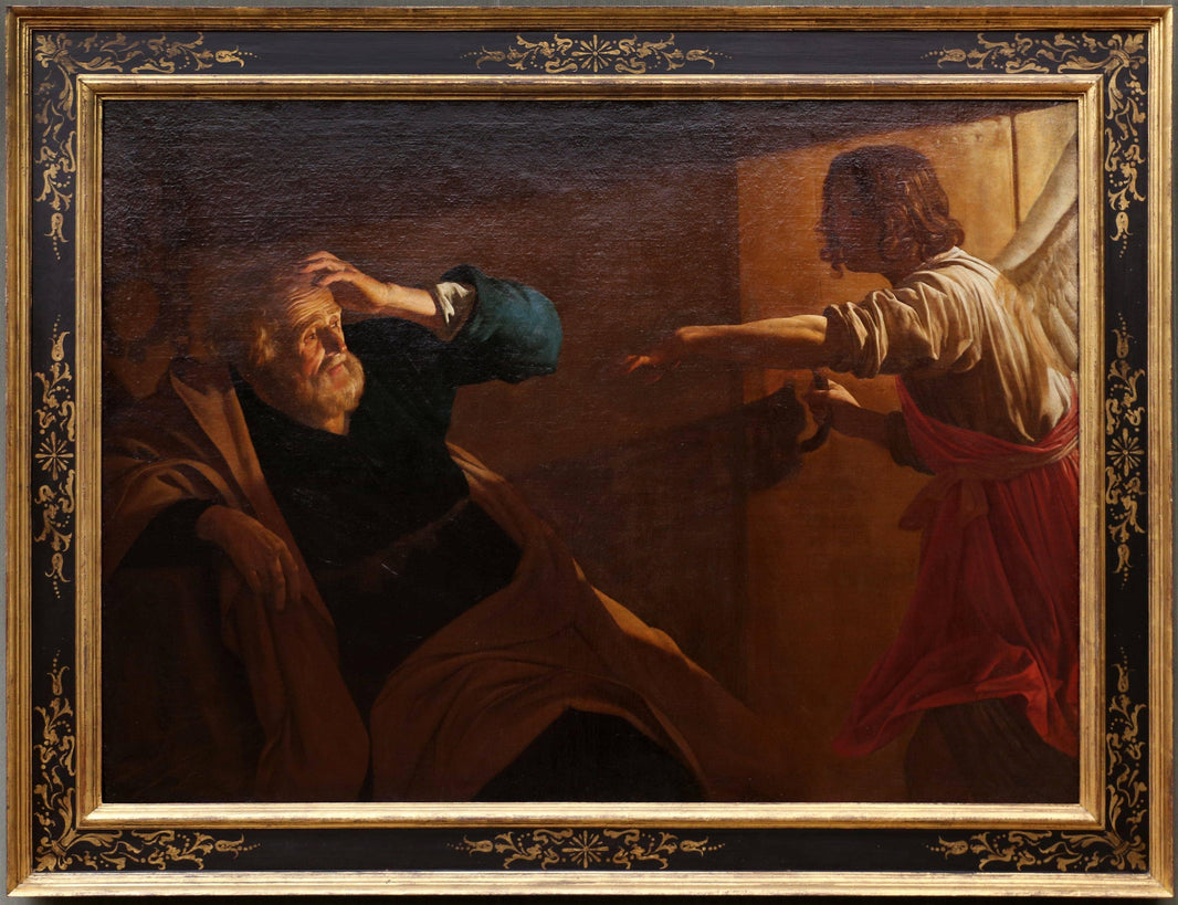 The Liberation of Peter by Gerard van Honthorst — hand-painted photography oil painting reproduction on canvas