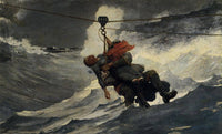 The Life Line by Winslow Homer — hand-painted landscape oil painting reproduction on canvas