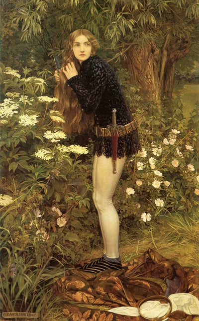 The Little Foot Page by Eleanor Fortescue-Brickdale — oil painting reproduction