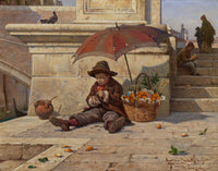 The little orange seller