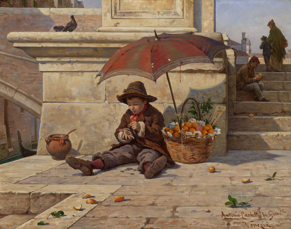 The little orange seller