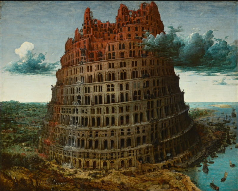 The "Little" Tower of Babel on gallery wrap