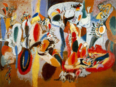 The Liver is the Cock's Comb by Arshile Gorky — oil painting reproduction