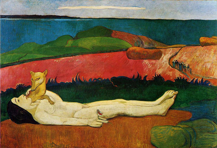 The loss of virginity (Awakening of spring) - Paul Gauguin