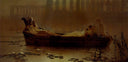 The lotus gatherers by John Atkinson Grimshaw, ships oil painting wall art, Symbolism