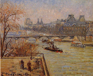 The Louvre - Camille Pissarro