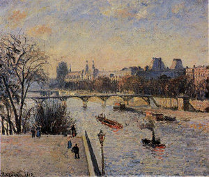 The Louvre - Camille Pissarro