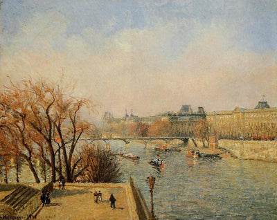 The Louvre, Morning, Sun in dining room