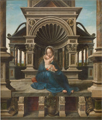 The Lovaina's Virgin by Bernard Van Orley — hand-painted portrait oil painting reproduction on canvas