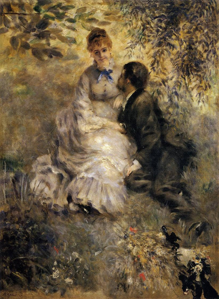 The Lovers by Pierre-Auguste Renoir — hand-painted impressionism oil painting reproduction on canvas