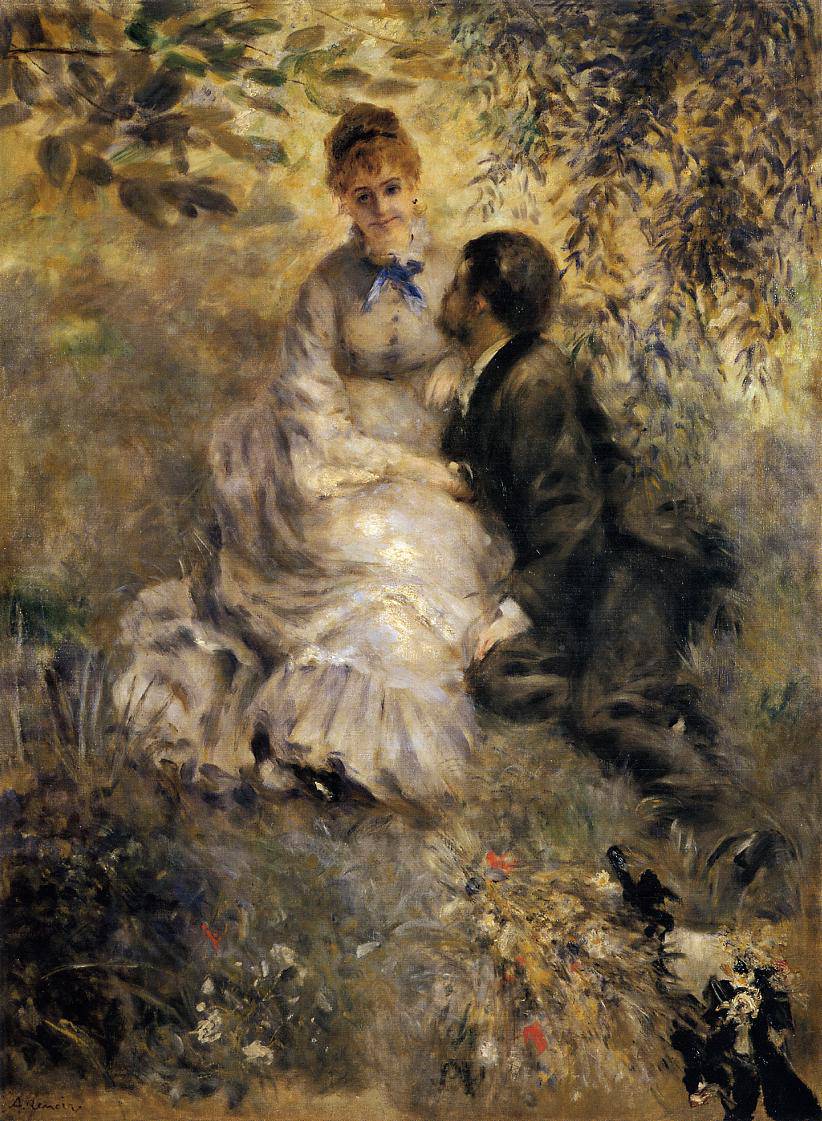 The Lovers - Pierre-Auguste Renoir