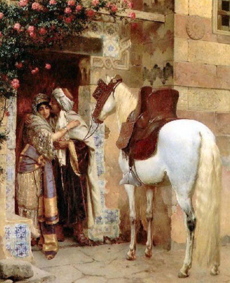 The Lovers - Rudolf Ernst