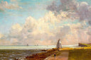 The Low Lighthouse and Beacon Hill by John Constable — hand-painted landscape oil painting reproduction on canvas