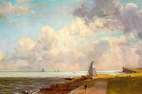 The Low Lighthouse and Beacon Hill by John Constable — hand-painted landscape oil painting reproduction on canvas