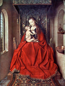 The Lucca Madonna by Jan van Eyck — hand-painted eco oil painting reproduction on canvas