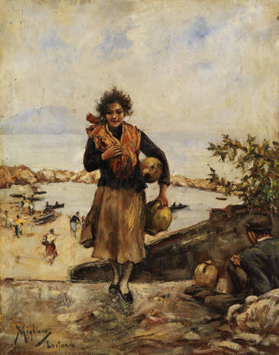 The Luciana by Vincenzo Migliaro — oil painting reproduction