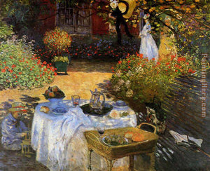 The Lunch: decorative panel - Claude Monet