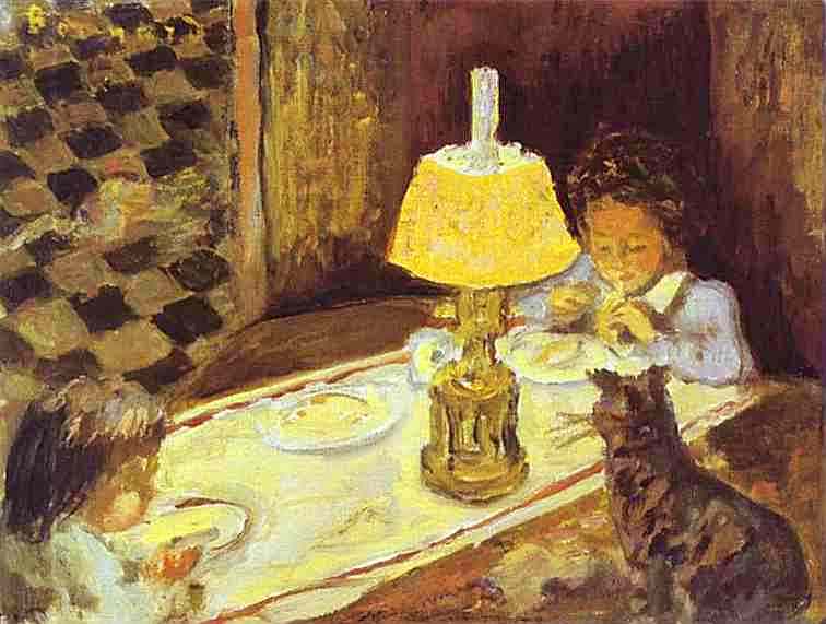 The Lunch of the Little Ones by Pierre Bonnard — hand-painted still oil painting reproduction on canvas